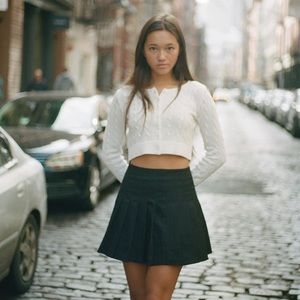 Brandy Melville Dana skirt in black
